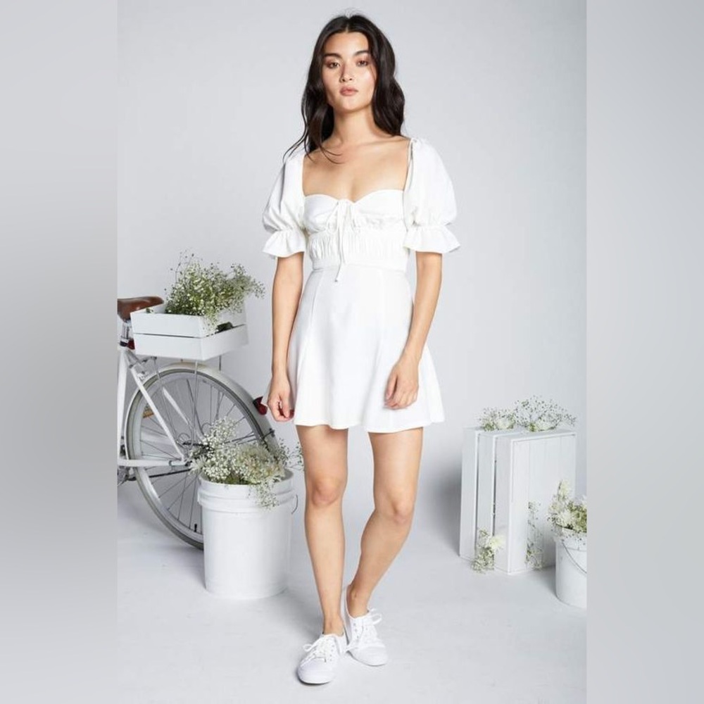 EGGIE (Jen Im's brand) MAGNOLIA DRESS WHITE SMALL